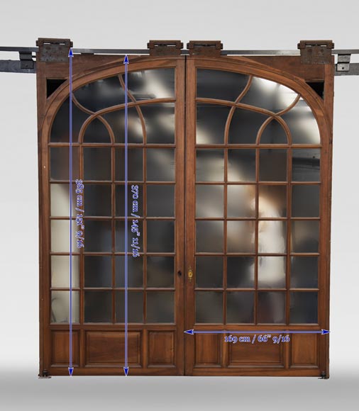 Large walnut sliding door Large walnut sliding door-7