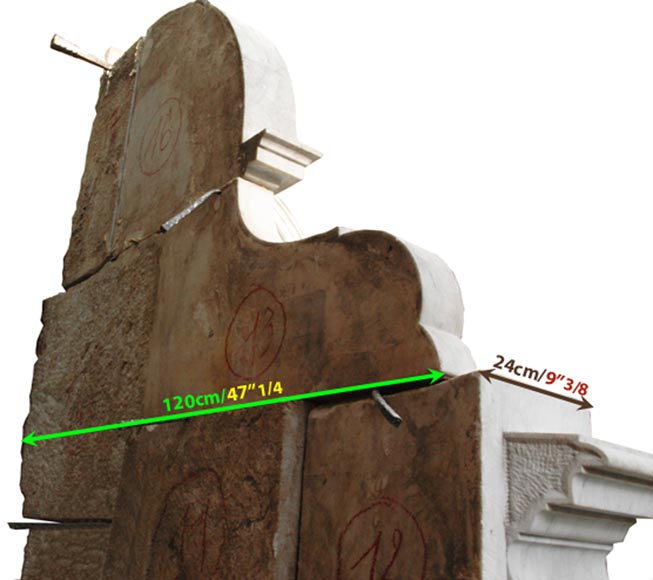 Monumental Garden Fountain in Carrara marble and Statuary marble attributed to Rudolf Weyr, Vienna, late 19th century Monumental Garden Fountain in Carrara marble and Statuary marble attributed to Rudolf Weyr, Vienna, late 19th century-16