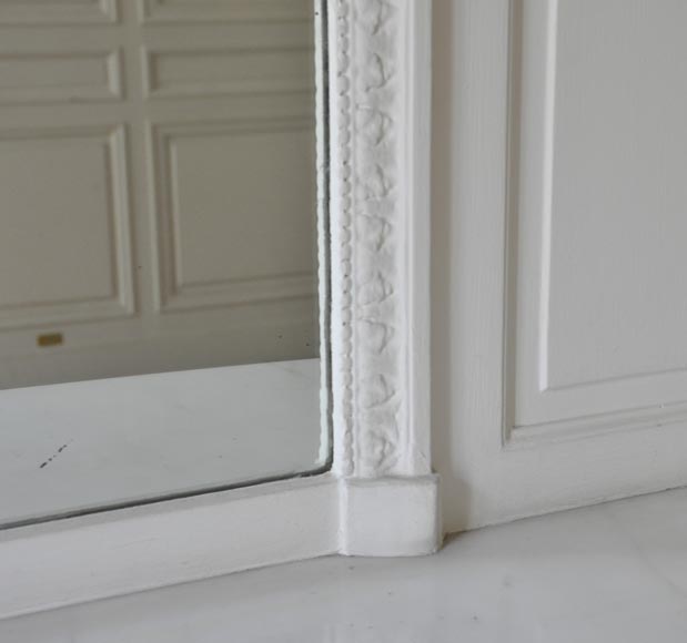 Large Louis XVI style trumeau decorated with musical instruments Large Louis XVI style trumeau decorated with musical instruments-3