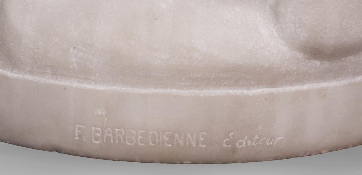 Etienne Maurice FALCONET (from) - Venus removing Cupid's quiver, in Carrara marble Etienne Maurice FALCONET (from) - Venus removing Cupid's quiver, in Carrara marble-10