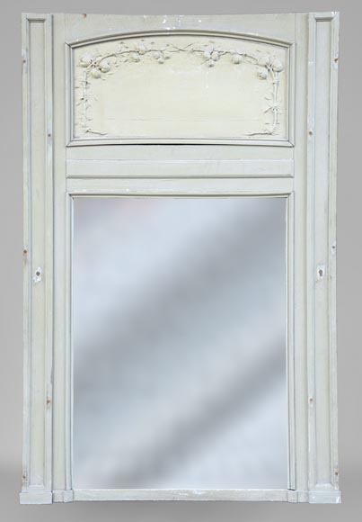 Antique trumeau decorated with garlands of fruit Antique trumeau decorated with garlands of fruit-0