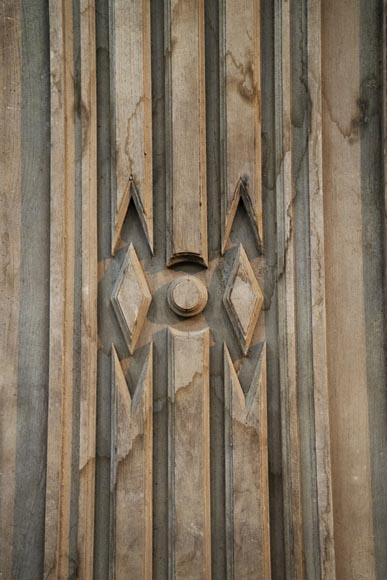 Pair of Napoleon III style oak doors Pair of Napoleon III style oak doors-4