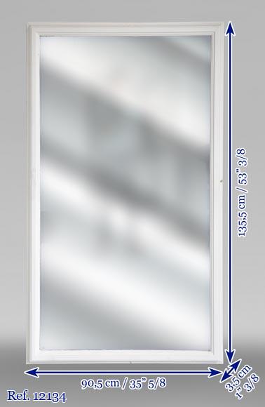 Simple trumeau in painted wood Simple trumeau in painted wood-4