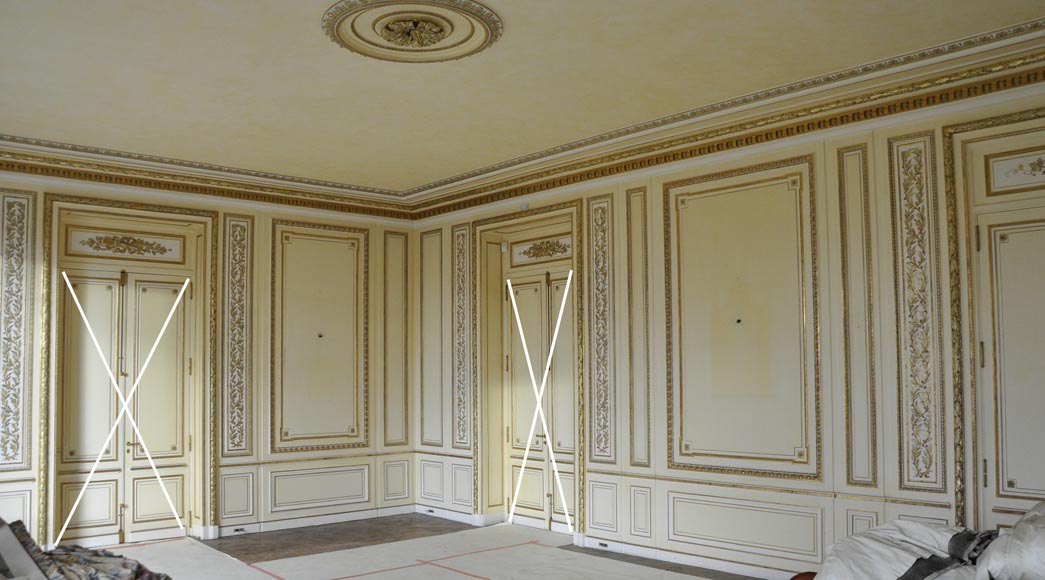 Important Louis XVI style woodwork, end of the 20th century Important Louis XVI style woodwork, end of the 20th century-0