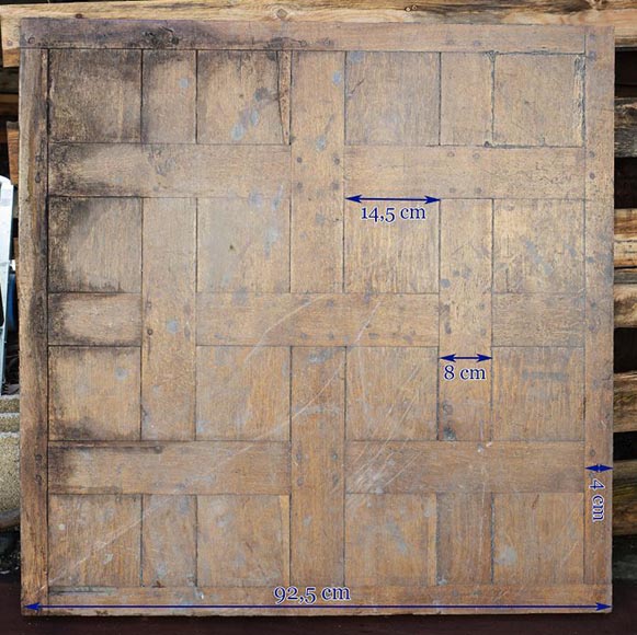 Lot of Versailles parquet flooring and Chantilly oak parquet flooring from the 18th century Lot of Versailles parquet flooring and Chantilly oak parquet flooring from the 18th century-11