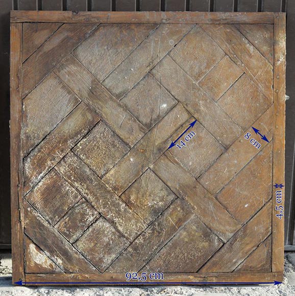 Lot of Versailles parquet flooring and Chantilly oak parquet flooring from the 18th century Lot of Versailles parquet flooring and Chantilly oak parquet flooring from the 18th century-22
