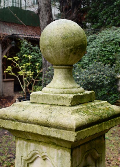 Important modern stone outdoor fountain Important modern stone outdoor fountain-4