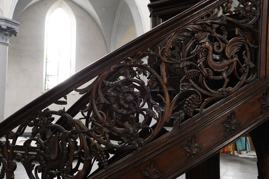 Oak preaching pulpit Oak preaching pulpit-10