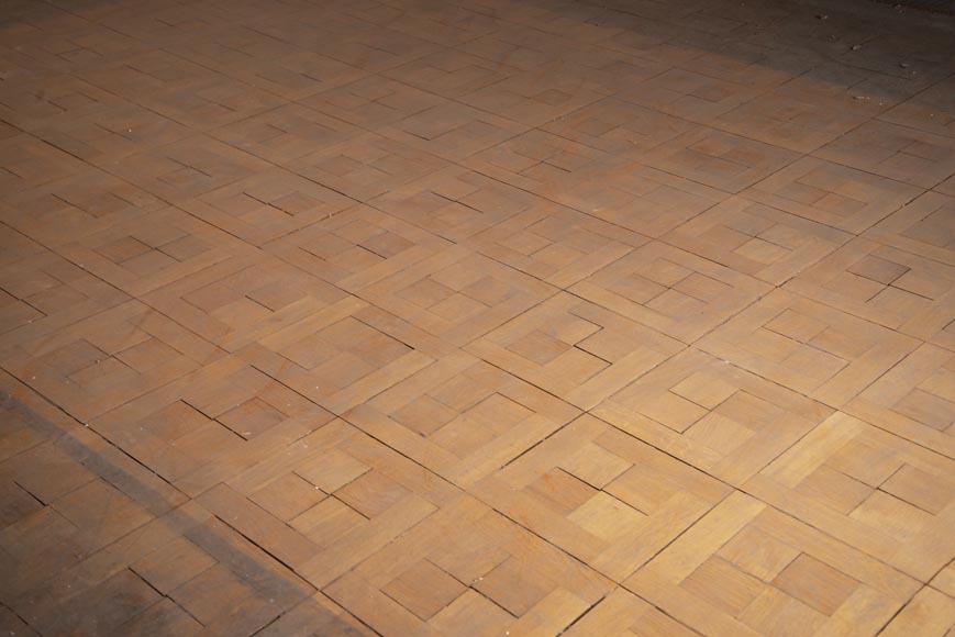 Lot of 55 m2 of square oak parquet flooring Lot of 55 m2 of square oak parquet flooring-1