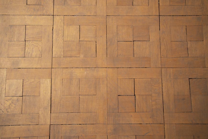 Lot of 55 m2 of square oak parquet flooring Lot of 55 m2 of square oak parquet flooring-3