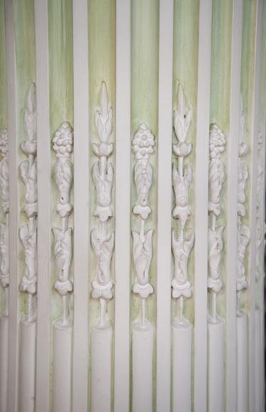 Set of four Ionic columns in painted plaster Set of four Ionic columns in painted plaster-6