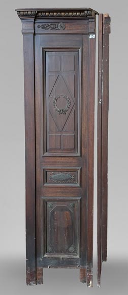 Set of Empire-style mahogany and bronze panelling and bookcases Set of Empire-style mahogany and bronze panelling and bookcases-13