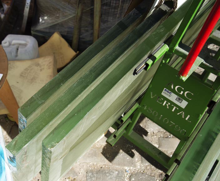 Console tops in glass of Saint Gobain 1930 Console tops in glass of Saint Gobain 1930-3