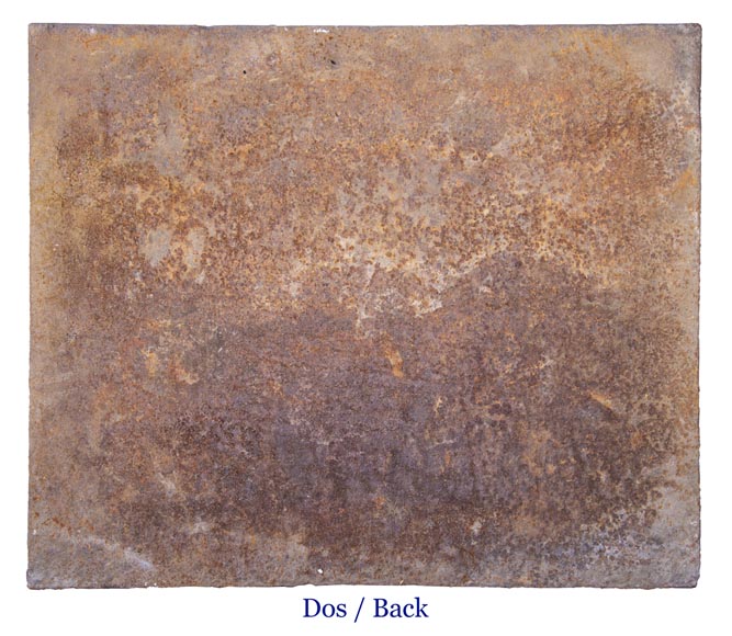 18th century fireback with chinoiserie decoration 18th century fireback with chinoiserie decoration-10