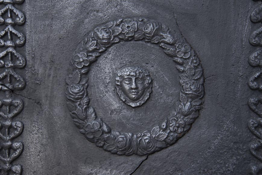 Antique fireback of Empire style Antique fireback of Empire style-1