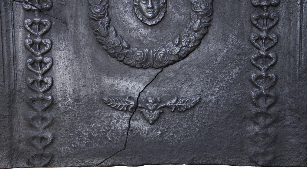 Antique fireback of Empire style Antique fireback of Empire style-3