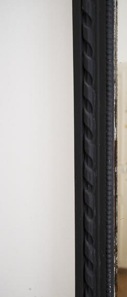 Louis XVI style trumeau carved with a beautiful crown of flowers Louis XVI style trumeau carved with a beautiful crown of flowers-3