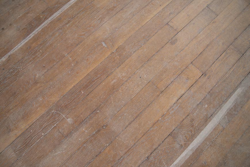 Lot of 25 m2 of antique oak parquet flooring Lot of 25 m2 of antique oak parquet flooring-1
