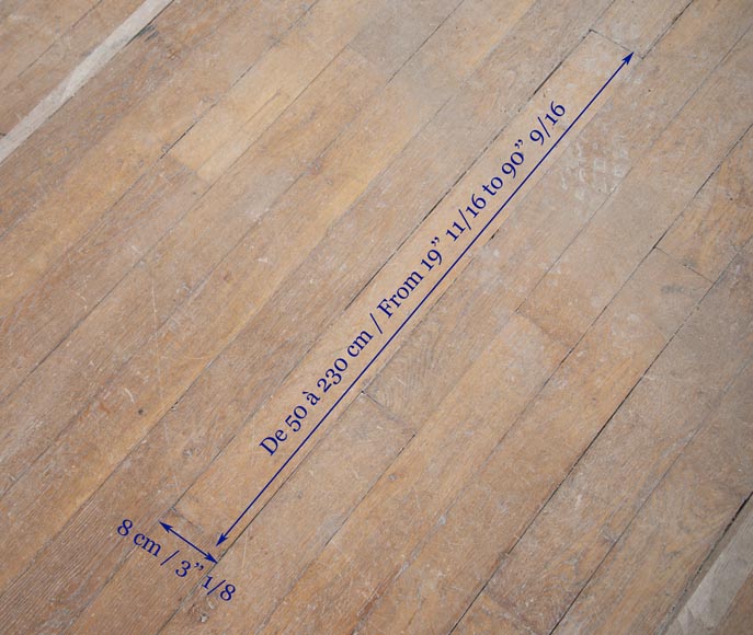 Lot of 25 m2 of antique oak parquet flooring Lot of 25 m2 of antique oak parquet flooring-8