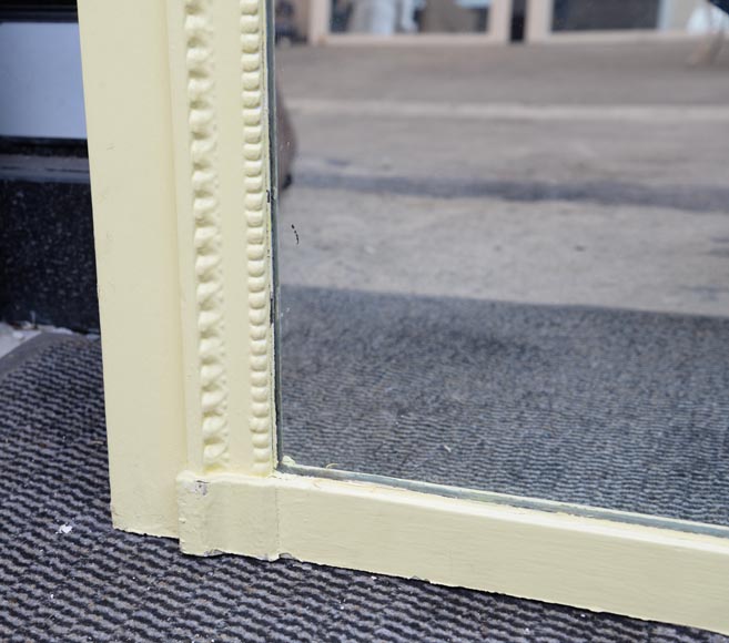 Antique trumeau with an oil on canvas representing a scene of children playing with a dog Antique trumeau with an oil on canvas representing a scene of children playing with a dog-5