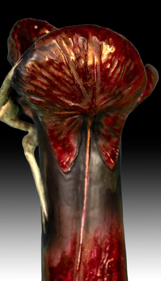 Eduard Stellmacher for Amphora, Frog Vase, circa 1900 Eduard Stellmacher for Amphora, Frog Vase, circa 1900-3