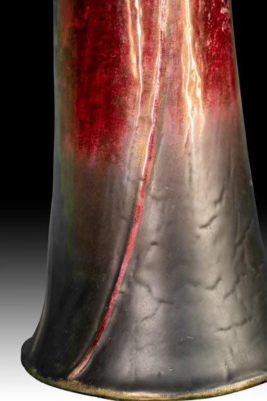 Eduard Stellmacher for Amphora, Frog Vase, circa 1900 Eduard Stellmacher for Amphora, Frog Vase, circa 1900-5