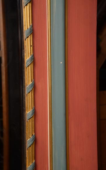 Stucco and wood overmantel Napoleon III, second half of the 19th century Stucco and wood overmantel Napoleon III, second half of the 19th century-3