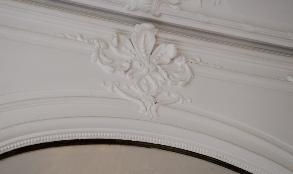 Antique trumeau painted in the Louis XV style Antique trumeau painted in the Louis XV style-2