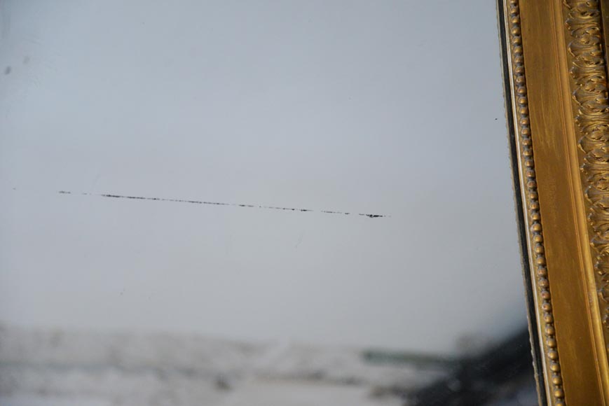 Antique Louis XVI style trumeau gilded painting Antique Louis XVI style trumeau gilded painting-5