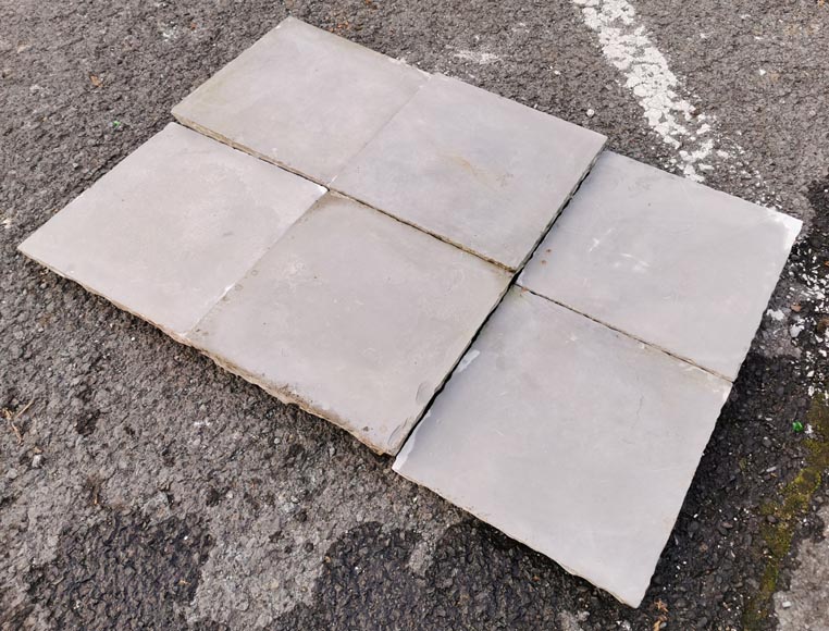 Lot of around 6,8 m² of Soignies stone slabs Lot of around 6,8 m² of Soignies stone slabs-1
