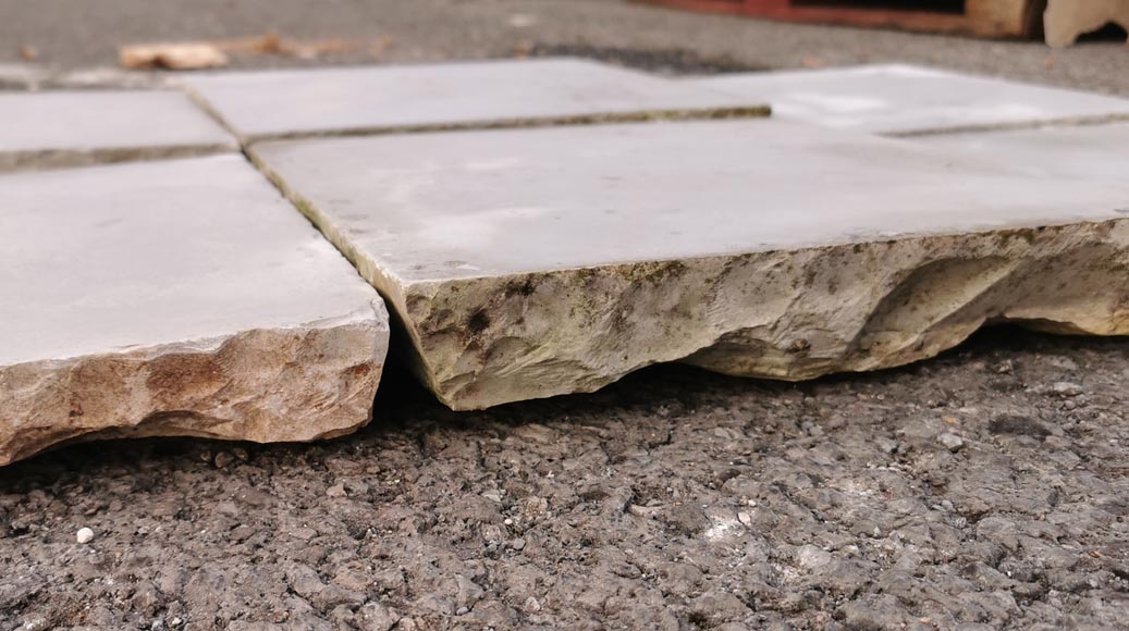 Lot of around 6,8 m² of Soignies stone slabs Lot of around 6,8 m² of Soignies stone slabs-5