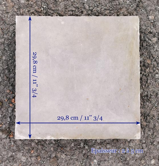 Lot of around 6,8 m² of Soignies stone slabs Lot of around 6,8 m² of Soignies stone slabs-8