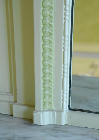 Antique Louis XVI style trumeau with musical instruments Antique Louis XVI style trumeau with musical instruments-5