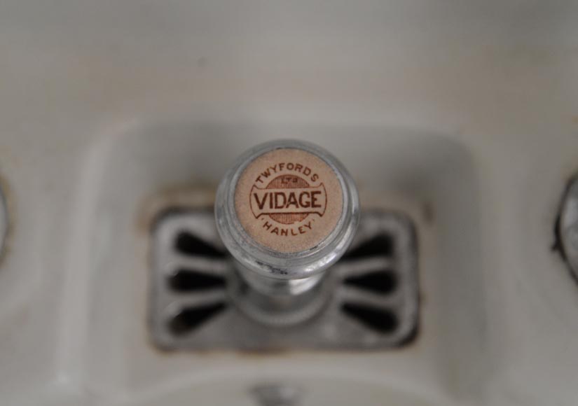 TWIFORD - washbasin on column, early 20th century  TWIFORD - washbasin on column, early 20th century -3