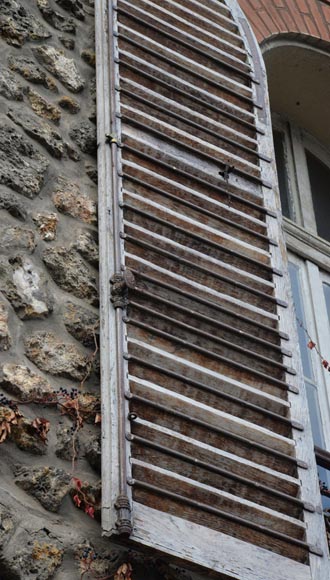 Two pairs of wooden shutters  Two pairs of wooden shutters -6