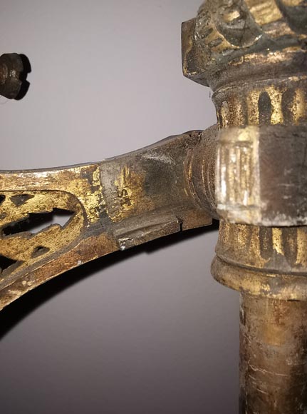 Pair of bronze cremone bolts signed  Pair of bronze cremone bolts signed