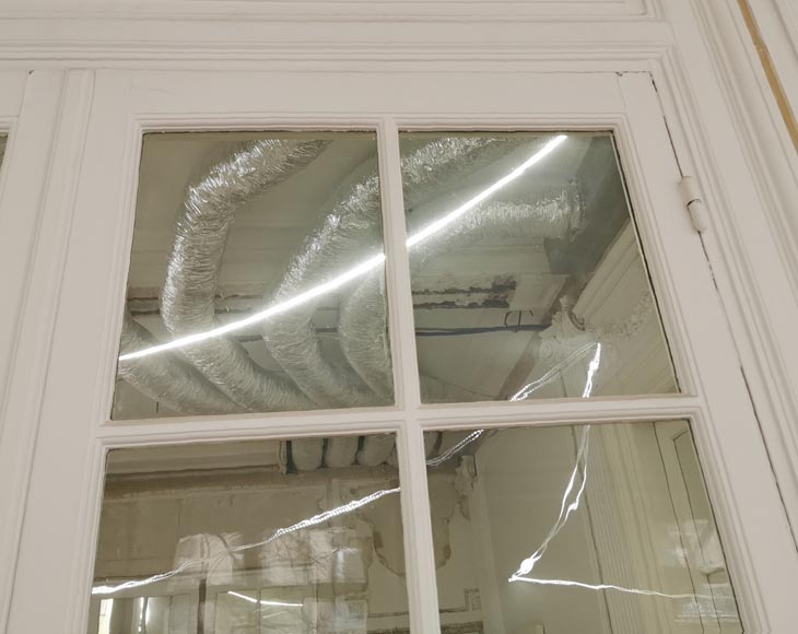 Important double doors with panes, end of the 19th century Important double doors with panes, end of the 19th century-5