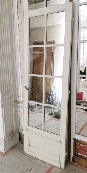 Simple door with mirrors, end of the 19th century Simple door with mirrors, end of the 19th century-1