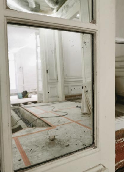 Simple door with mirrors, end of the 19th century Simple door with mirrors, end of the 19th century-4