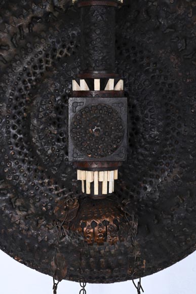 Carlo BUGATTI, Pair of Moorish style wall console sconces, circa 1888 Carlo BUGATTI, Pair of Moorish style wall console sconces, circa 1888-5