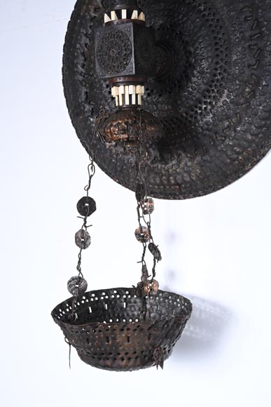 Carlo BUGATTI, Pair of Moorish style wall console sconces, circa 1888 Carlo BUGATTI, Pair of Moorish style wall console sconces, circa 1888-6