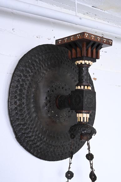 Carlo BUGATTI, Pair of Moorish style wall console sconces, circa 1888 Carlo BUGATTI, Pair of Moorish style wall console sconces, circa 1888-14