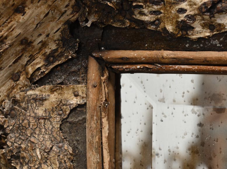 Rectangular Mirror with Raw Oak Wood Frame Rectangular Mirror with Raw Oak Wood Frame-2