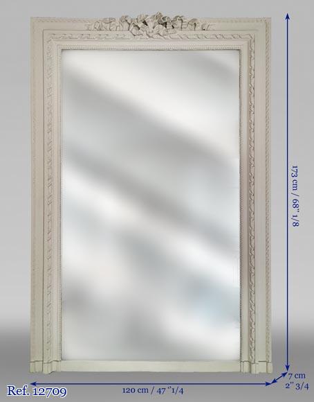 Louis XVI style trumeau with a ribbon  Louis XVI style trumeau with a ribbon-6