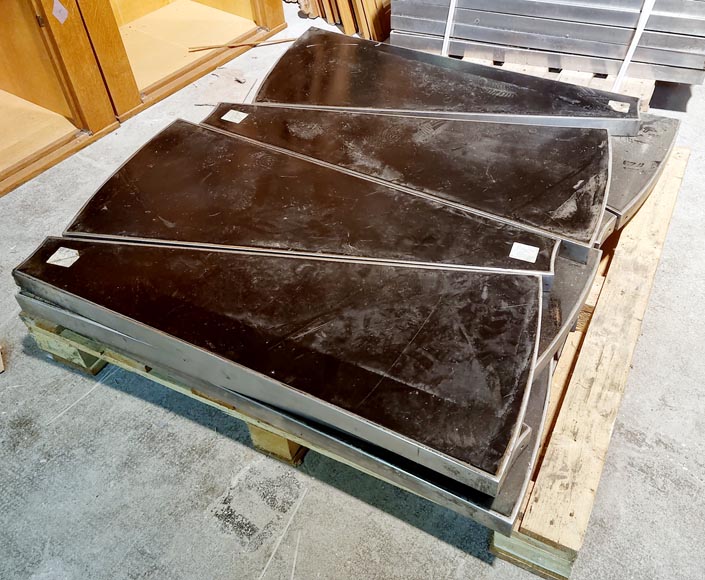 Spiral inox staircase, circa 1970   Spiral inox staircase, circa 1970-5