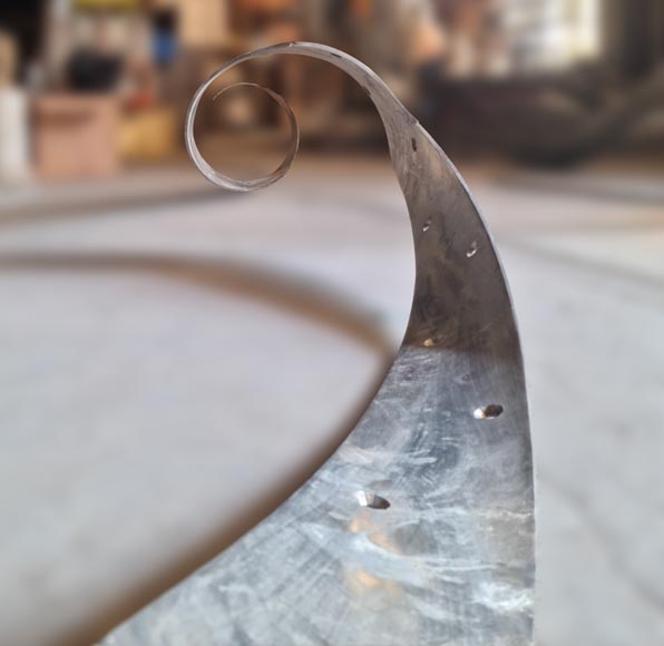 Spiral inox staircase, circa 1970   Spiral inox staircase, circa 1970-8