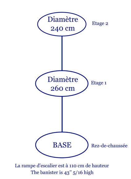 Spiral inox staircase, circa 1970   Spiral inox staircase, circa 1970-9