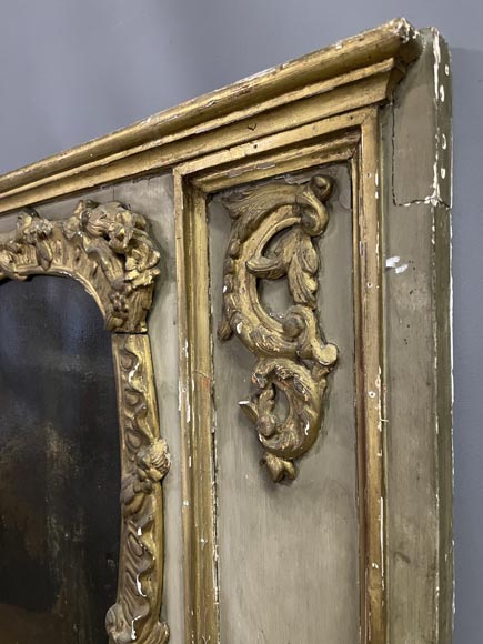 Louis XV period trumeau with painted landscape Louis XV period trumeau with painted landscape-4