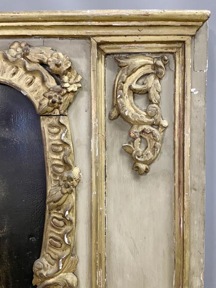 Louis XV period trumeau with painted landscape Louis XV period trumeau with painted landscape-5