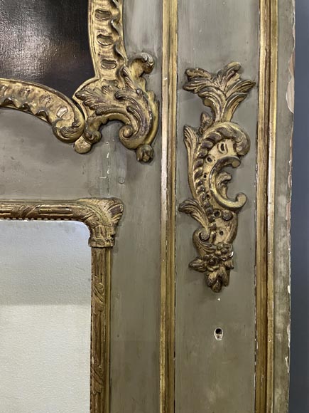 Louis XV period trumeau with painted landscape Louis XV period trumeau with painted landscape-11